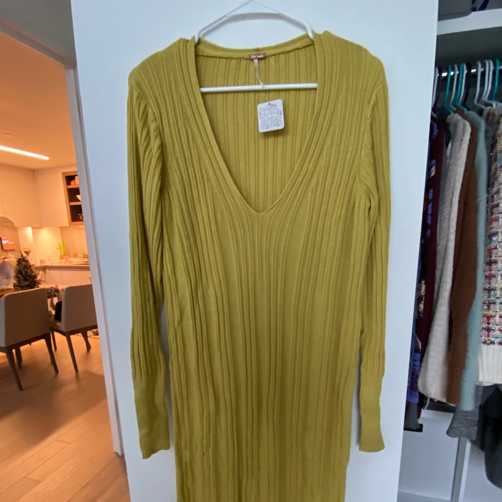 Free People Longline Sweater